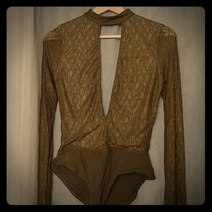 Brand New Urban Outfitters Laced Bodysuit